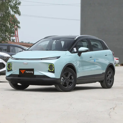 Geometry E 2022 401KM Linglong Tiger 4 Sitzplätze Kleines Elektro-SUV Fahrzeug mit Erwachsenen Weiß