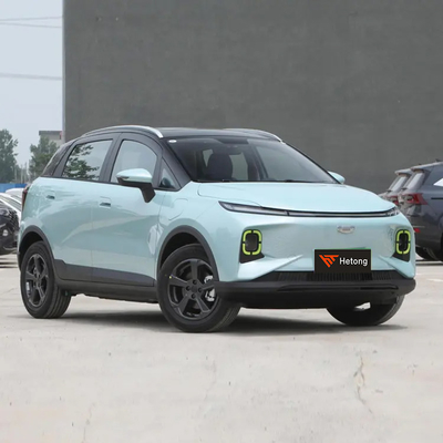 Geometry E 2022 401KM Linglong Tiger 4 Sitzplätze Kleines Elektro-SUV Fahrzeug mit Erwachsenen Weiß